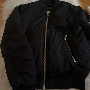 TOPSHOP BLACK BOMBER